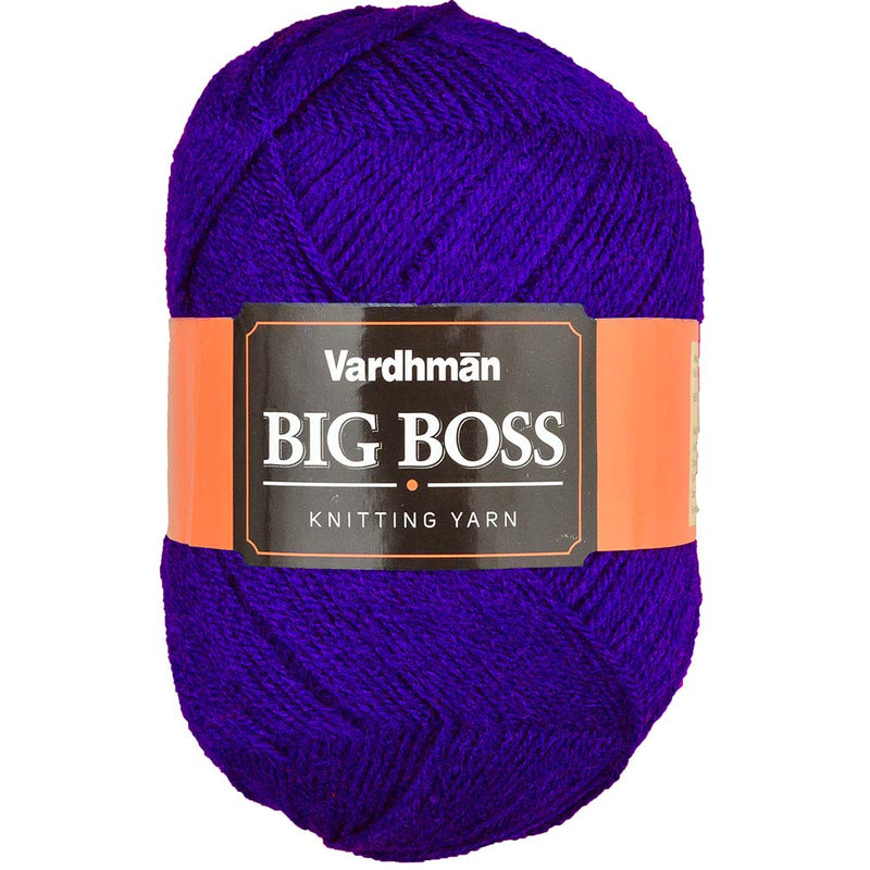 VARDHMAN Bigboss Wool Ball Hand knitting wool / Art Craft soft fingering crochet hook yarn, needle knitting yarn thread dyed