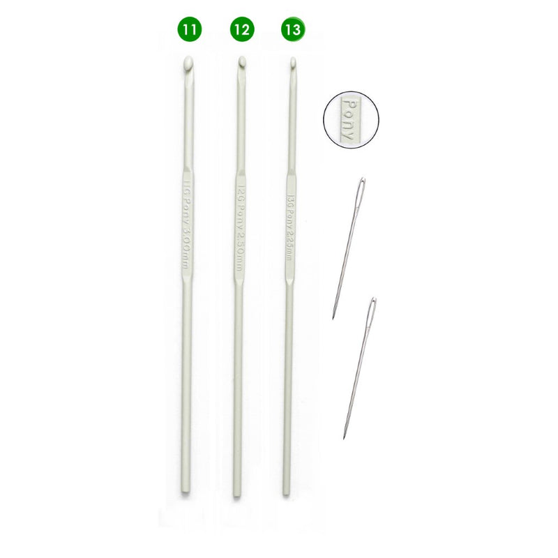 Aluminium Crochet Hook 11,12 & 13 Size