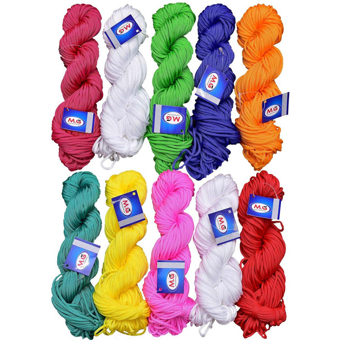 M.G Macrame Combo 10 (30 m each 5 Colors)