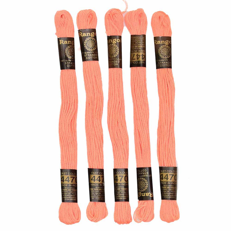 Vardhman Rangoli Embroidery Threads shade no - 4470
