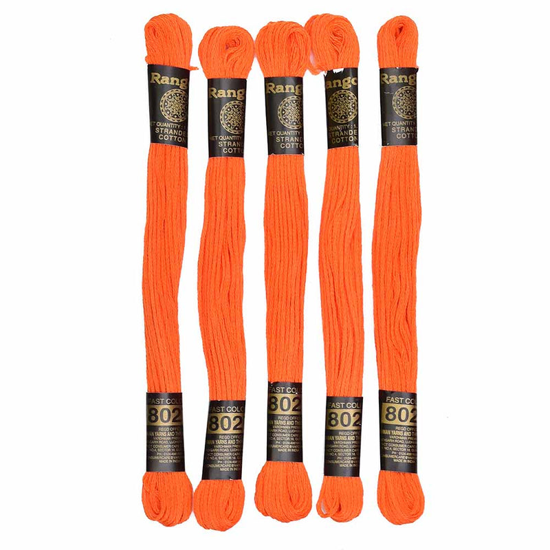 Vardhman Rangoli Embroidery Threads shade no - 8027