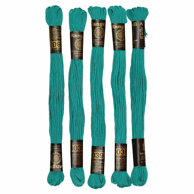 Vardhman Rangoli Embroidery Threads shade no - 8039