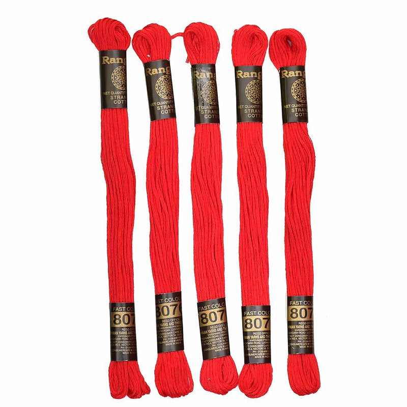 Vardhman Rangoli Embroidery Threads shade no - 8076
