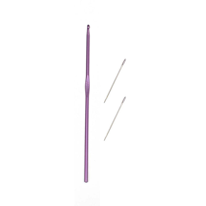 Colorful Slim Crochet UK 11 (3.0 mm) and Pony 2 Needle 4.5cm