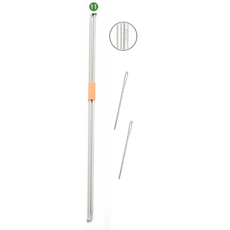 Aluminium Round Head Knitting Needles 11 Size