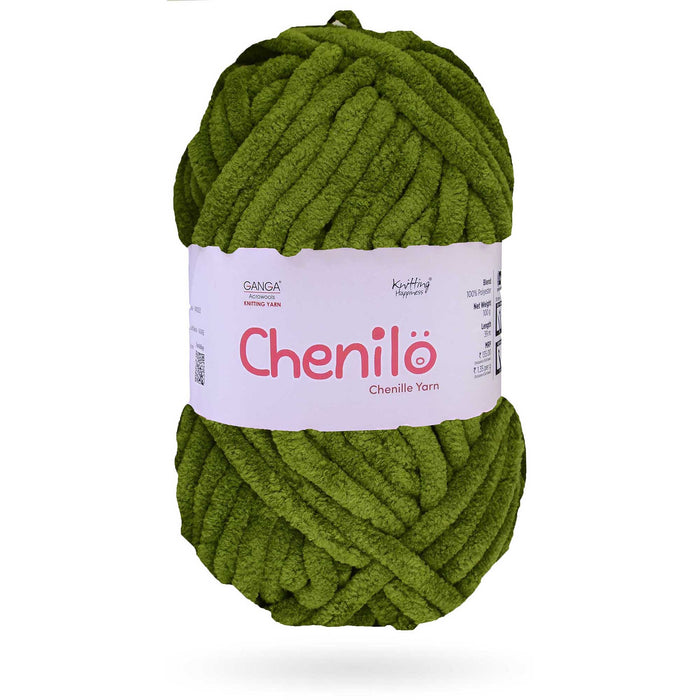 GANGA Chenilo Chunky Knitting Yarn