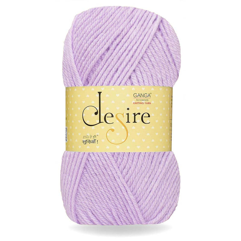 GANGA Knitting Yarn Wool Desire Best Used with Knitting Needles, Crochet Needles Wool Yarn for Knitting.