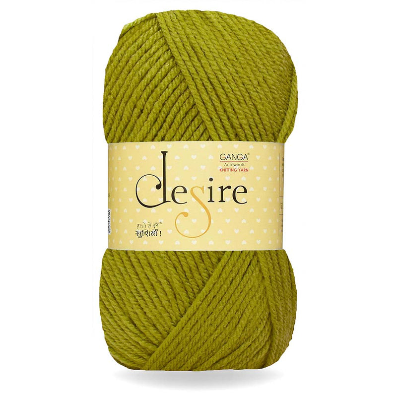 GANGA Knitting Yarn Wool Desire Best Used with Knitting Needles, Crochet Needles Wool Yarn for Knitting.