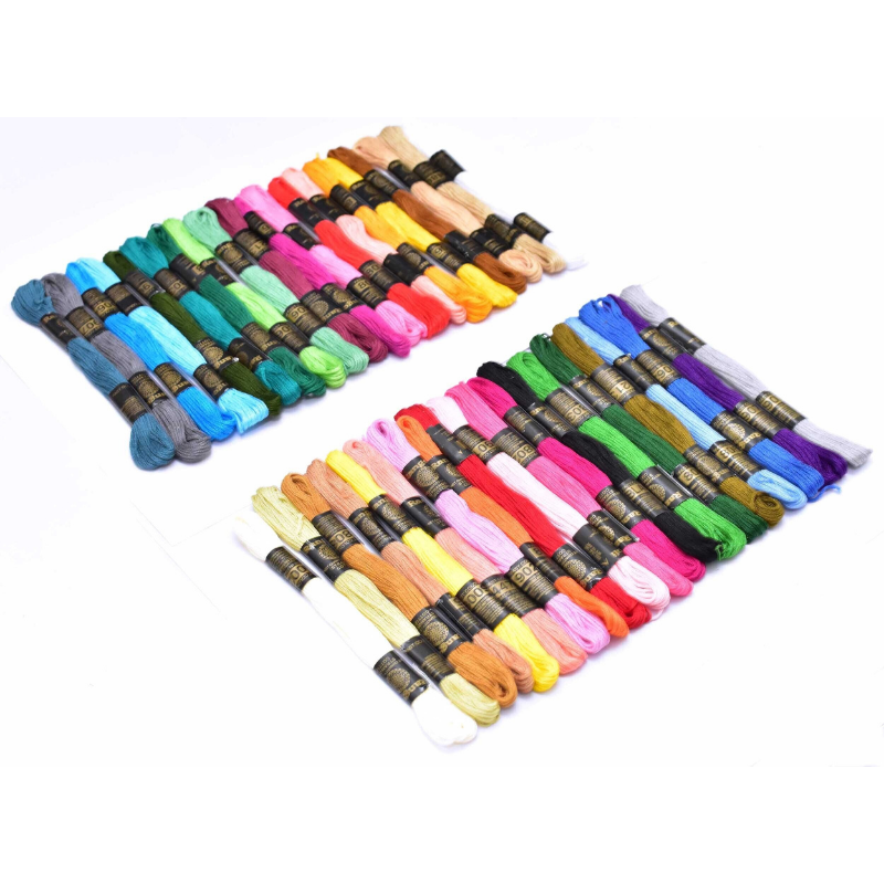 Vardhman Embroidery Floss 40 Skeins Embroidery Rainbow Thread (Multicolor)