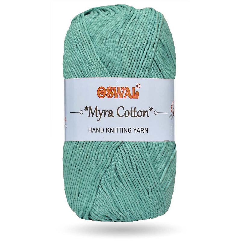 Ganga Myra Cotton 100% Cotton Ball Hand knitting Cotton / Art Craft soft fingering crochet hook yarn, needle knitting yarn thread dyed