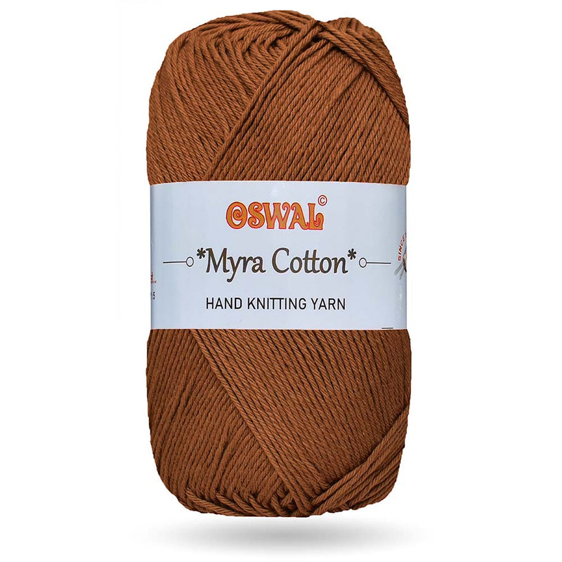 Ganga Myra Cotton 100% Cotton Ball Hand knitting Cotton / Art Craft soft fingering crochet hook yarn, needle knitting yarn thread dyed