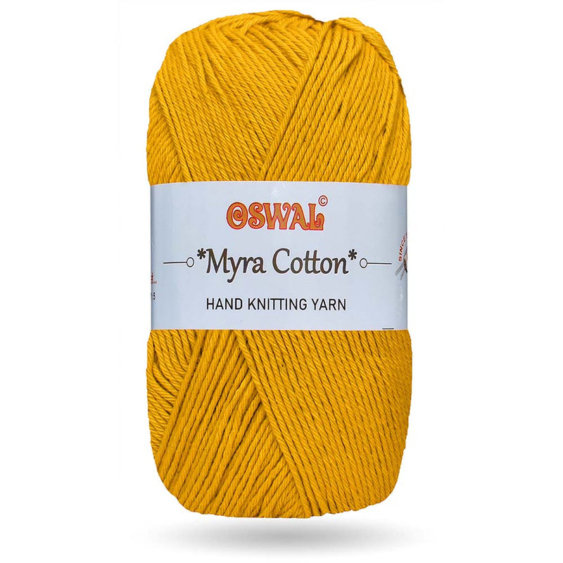 Ganga Myra Cotton 100% Cotton Ball Hand knitting Cotton / Art Craft soft fingering crochet hook yarn, needle knitting yarn thread dyed