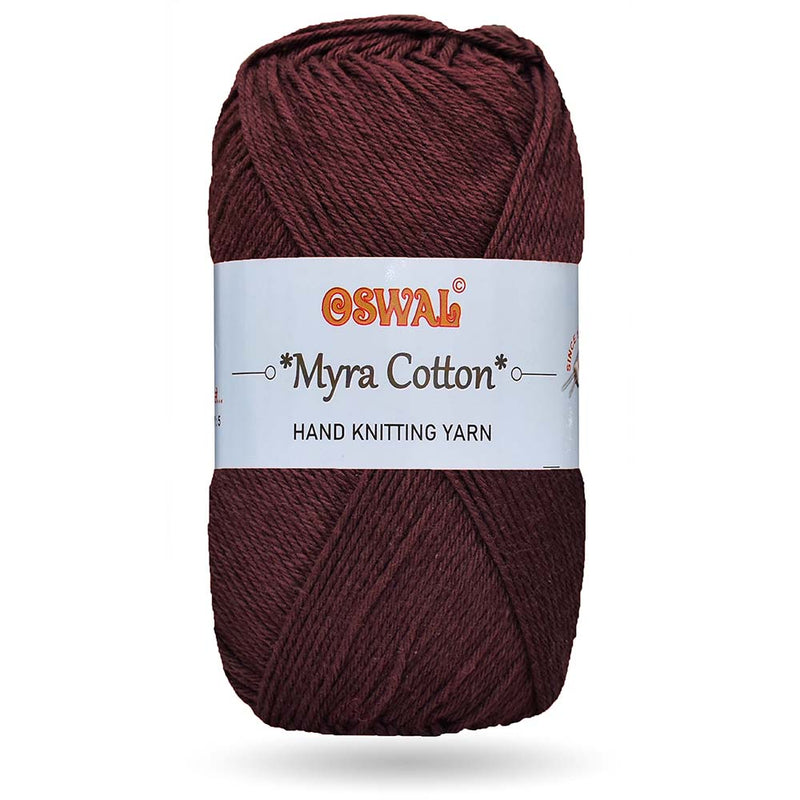 Ganga Myra Cotton 100% Cotton Ball Hand knitting Cotton / Art Craft soft fingering crochet hook yarn, needle knitting yarn thread dyed