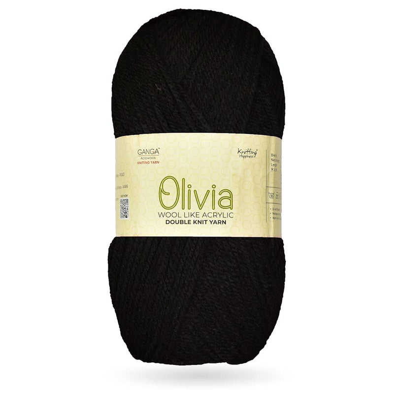 GANGA Knitting Yarn Wool Olivia Best Used with Knitting Needles, Crochet Needles Wool Yarn for Knitting.