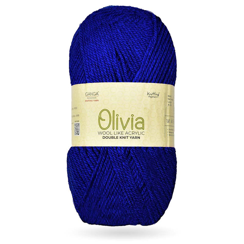 GANGA Knitting Yarn Wool Olivia Best Used with Knitting Needles, Crochet Needles Wool Yarn for Knitting.