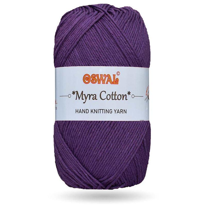 Ganga Myra Cotton 100% Cotton Ball Hand knitting Cotton / Art Craft soft fingering crochet hook yarn, needle knitting yarn thread dyed