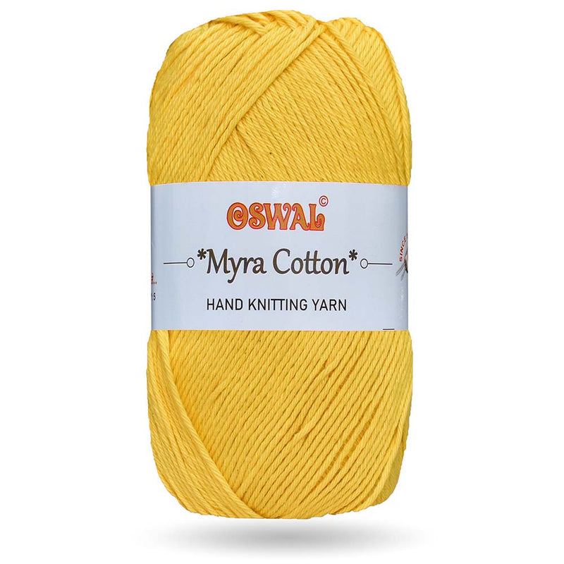 Ganga Myra Cotton 100% Cotton Ball Hand knitting Cotton / Art Craft soft fingering crochet hook yarn, needle knitting yarn thread dyed