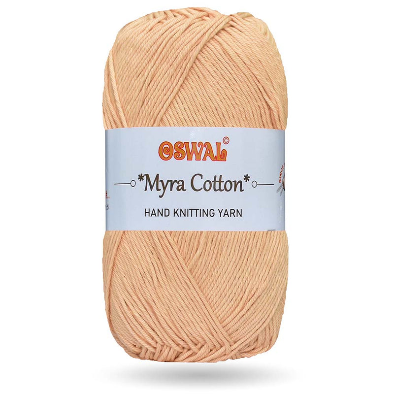 Ganga Myra Cotton 100% Cotton Ball Hand knitting Cotton / Art Craft soft fingering crochet hook yarn, needle knitting yarn thread dyed
