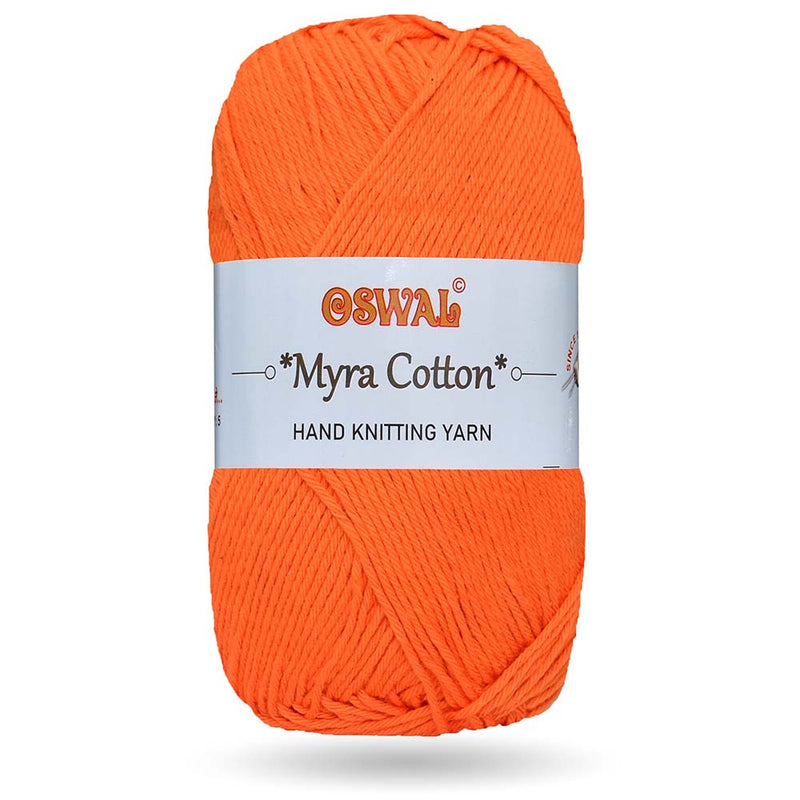 Ganga Myra Cotton 100% Cotton Ball Hand knitting Cotton / Art Craft soft fingering crochet hook yarn, needle knitting yarn thread dyed