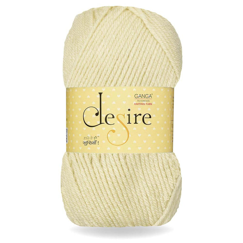 GANGA Knitting Yarn Wool Desire Best Used with Knitting Needles, Crochet Needles Wool Yarn for Knitting.