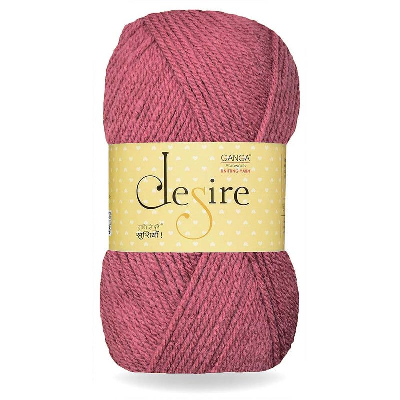 GANGA Knitting Yarn Wool Desire Best Used with Knitting Needles, Crochet Needles Wool Yarn for Knitting.