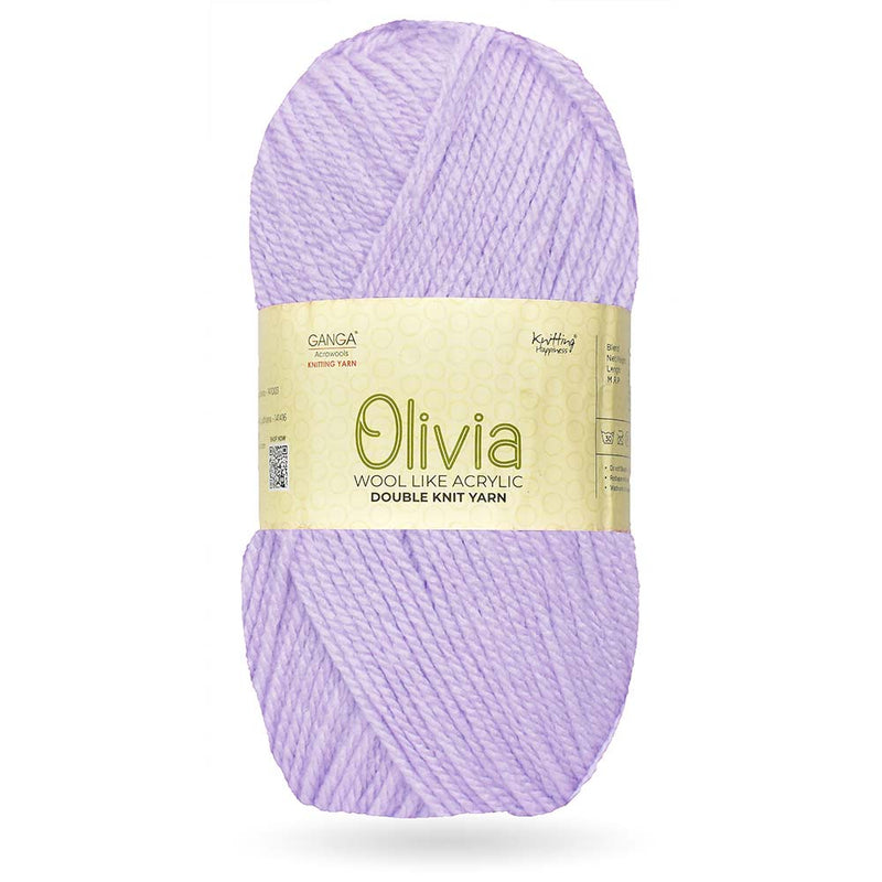 GANGA Knitting Yarn Wool Olivia Best Used with Knitting Needles, Crochet Needles Wool Yarn for Knitting.