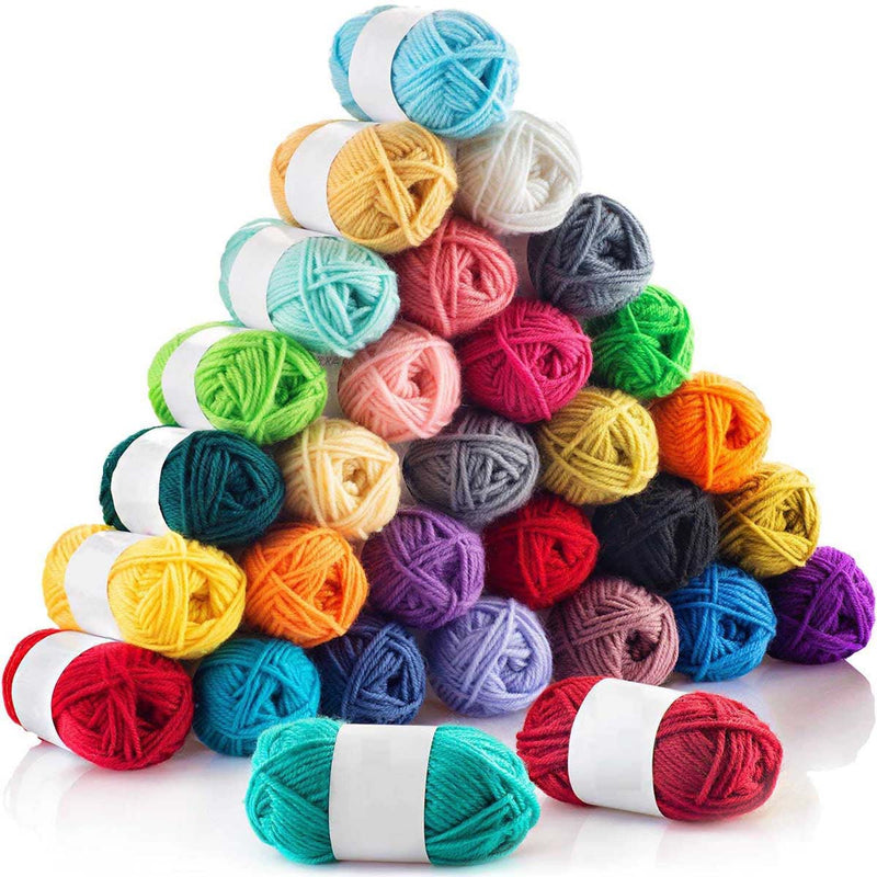 M.G Enterprises Wool Yarn 18 pcs Combo