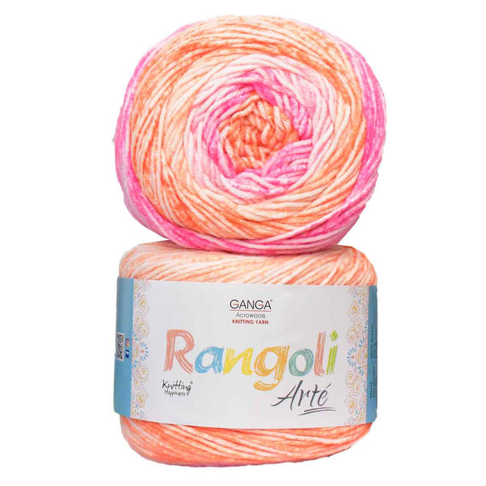 Ganga Rangoli Arte Knitting Yarn 200 gms