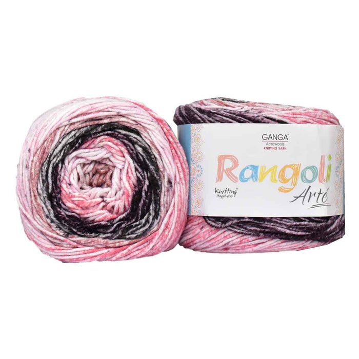 Ganga Rangoli Arte Knitting Yarn 200 gms