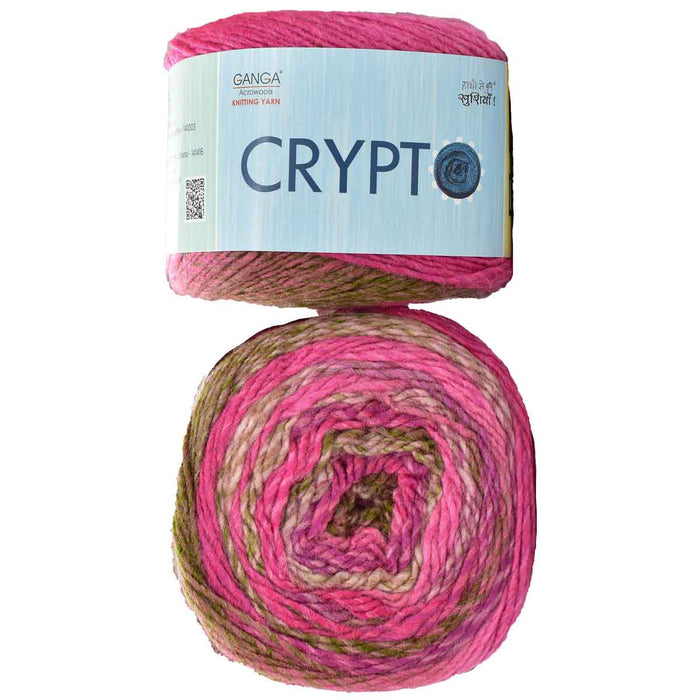 Ganga Crypto Knitting Yarn 200 gms