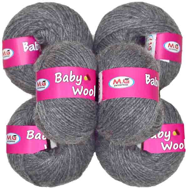 M.G. Enterprises Baby Wool Pack of 6