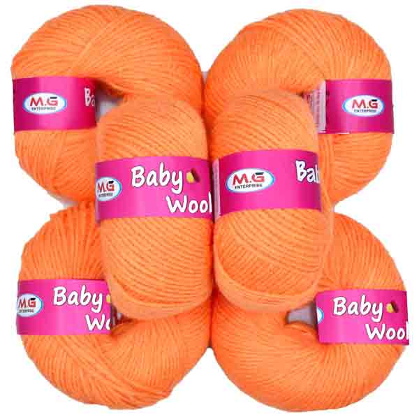 M.G. Enterprises Baby Wool Pack of 6