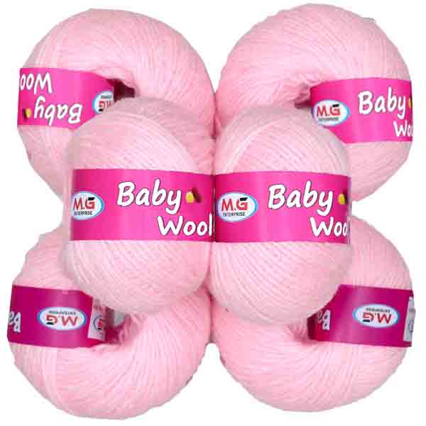 M.G. Enterprises Baby Wool Pack of 6