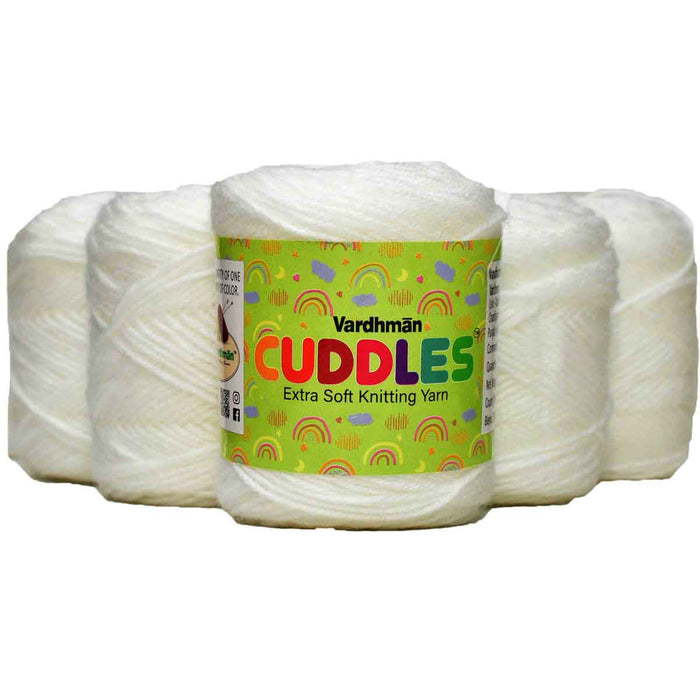 Vardhman Cuddles Baby Acrylic Yarn - Pack of 3 balls