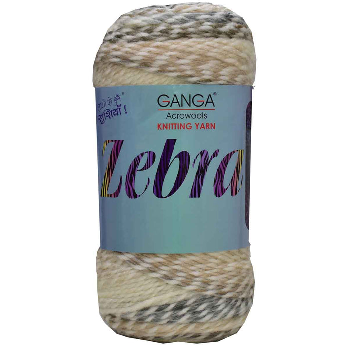 Ganga Zebra Knitting Yarn 150 gms