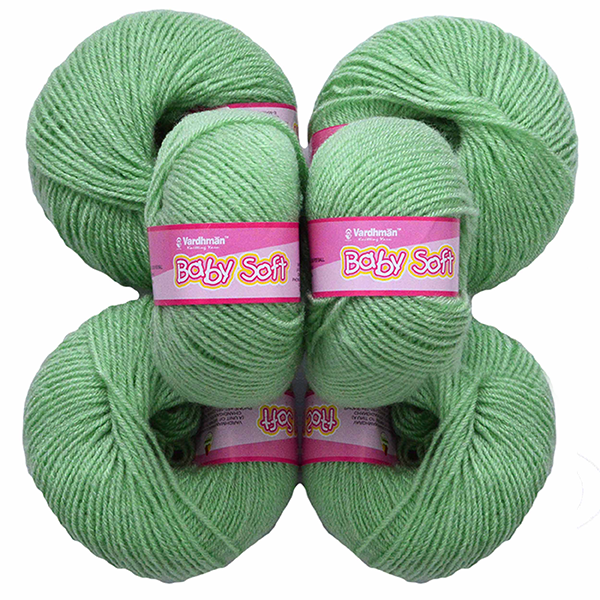 Vardhman Baby Soft Yarn  - Pack of 6 Balls