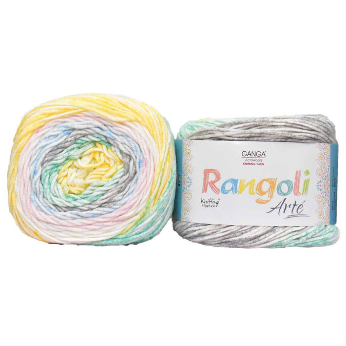 Ganga Rangoli Arte Knitting Yarn 200 gms