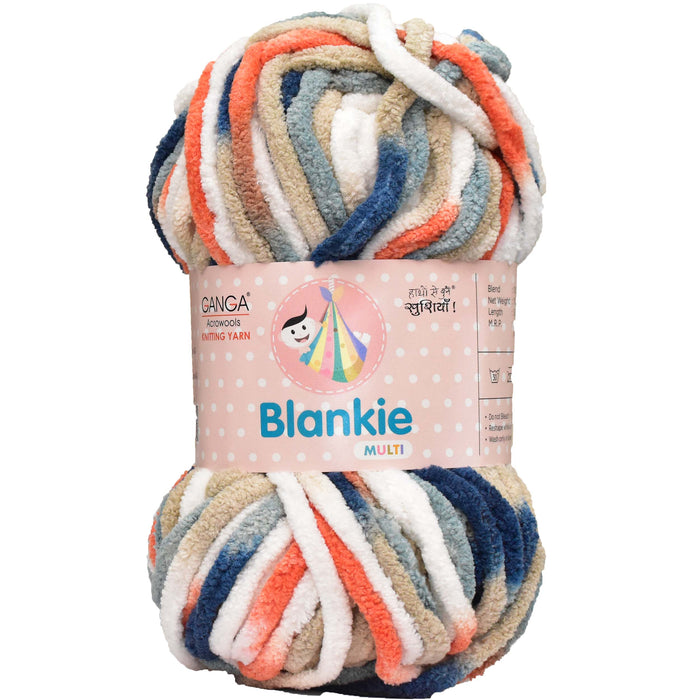 Sewing & Craft, MULTICOLOR THICK BLANKET YARN GANGA BLANKIE SUPER SOFT  EASYKNIT CHUNKY PRETTY COLOR PREMIUM QUALITY For Crochet And Kniting