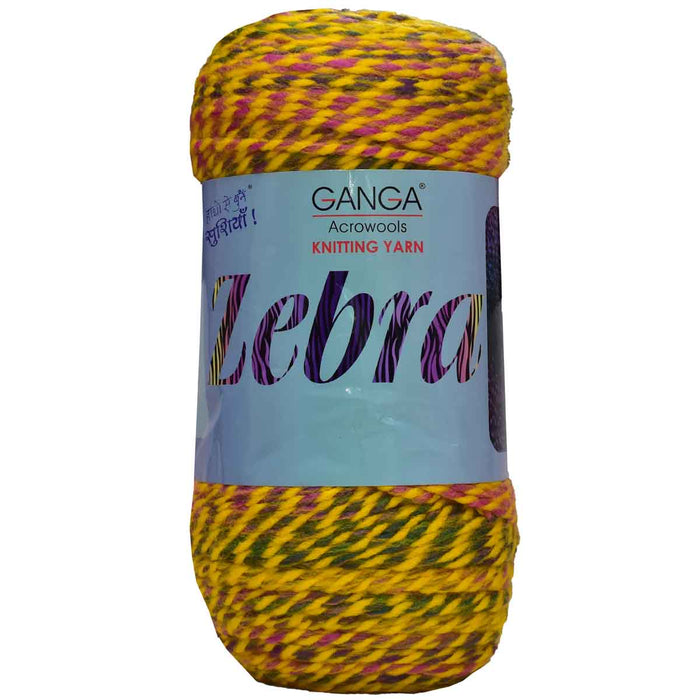 Ganga Zebra Knitting Yarn 150 gms