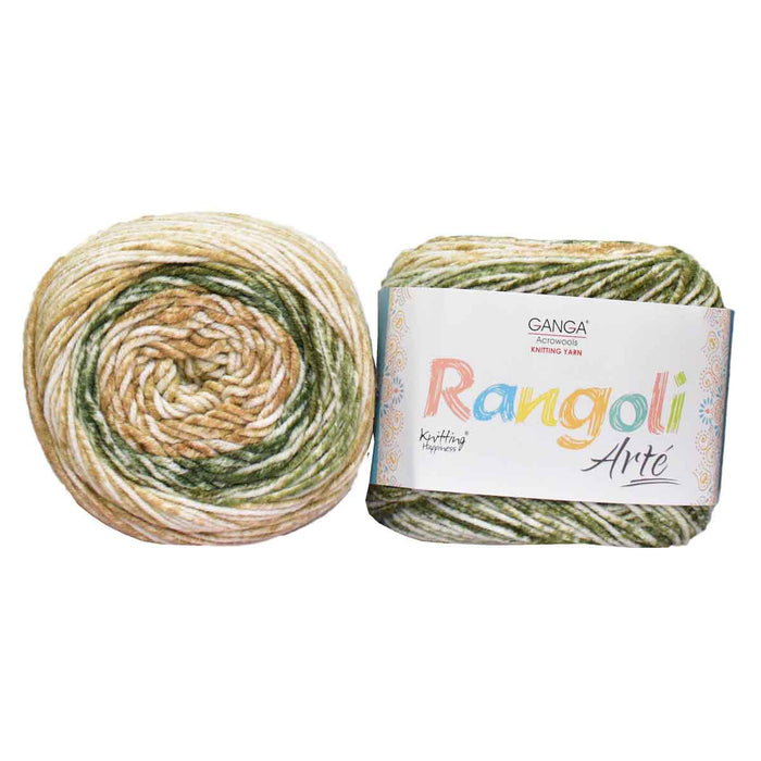 Ganga Rangoli Arte Knitting Yarn 200 gms