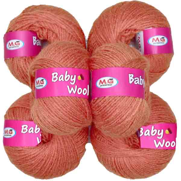 M.G. Enterprises Baby Wool Pack of 6