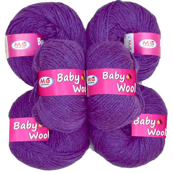 M.G. Enterprises Baby Wool Pack of 6