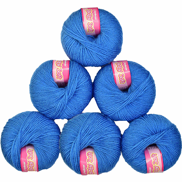 Vardhman Baby Soft Yarn  - Pack of 6 Balls