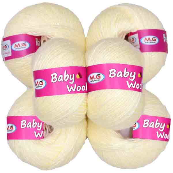 M.G. Enterprises Baby Wool Pack of 6