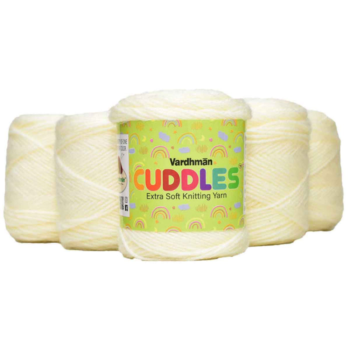 Vardhman Cuddles Baby Acrylic Yarn - Pack of 3 balls