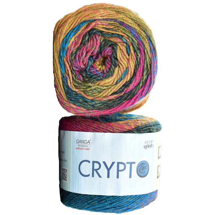 Ganga Crypto Knitting Yarn 200 gms