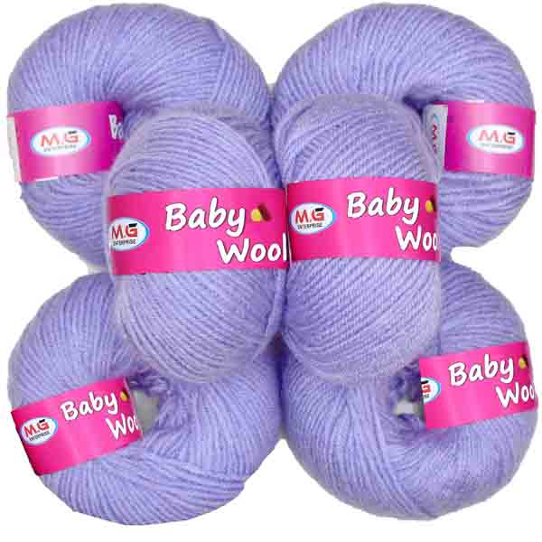 M.G. Enterprises Baby Wool Pack of 6