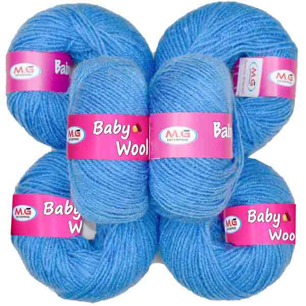 M.G. Enterprises Baby Wool Pack of 6