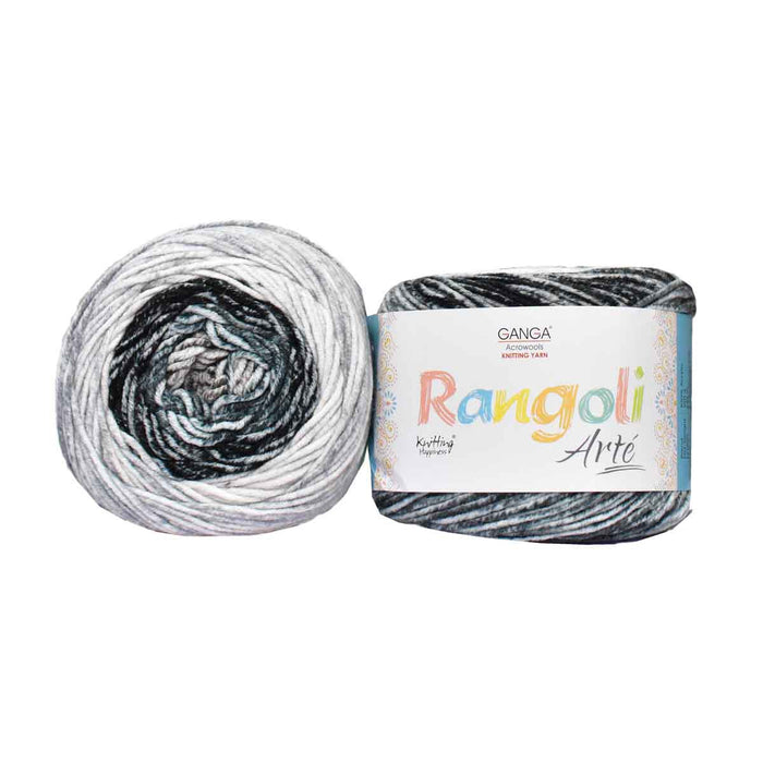 Ganga Rangoli Arte Knitting Yarn 200 gms