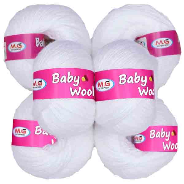 M.G. Enterprises Baby Wool Pack of 6